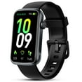 thumbnail image 1 of 1.47" Smartwatch for Women Men with Multiple Sport Modes Step Counter, Fitness Tracker Bluetooth Calls (Make/Answer), IP68 Waterproof, Fitness Watch Compatible with Android and iPhone, Black, 1 of 5