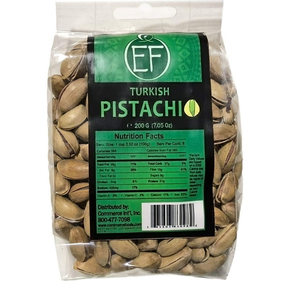 Eastern Feast - Antep Turkish Pistachio Roasted & Lightly Salted, (200g) 7.05 oz