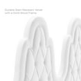 thumbnail image 6 of Modway Augustine Tufted Performance Velvet King/California King Headboard in White, 6 of 10
