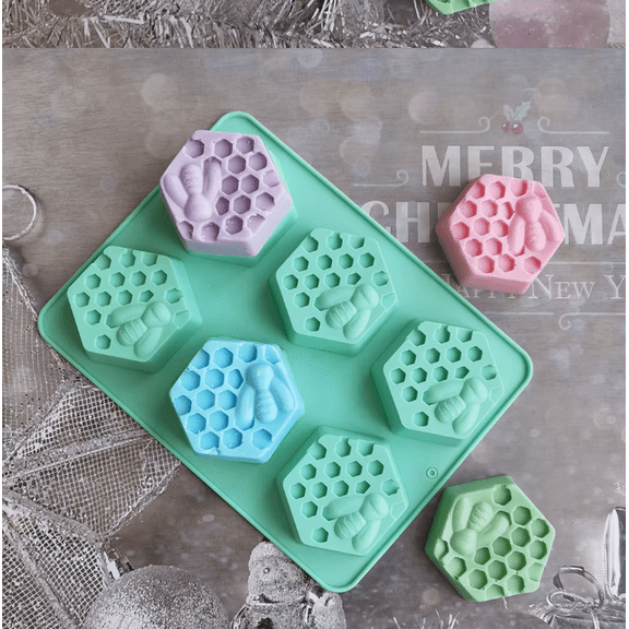 Hexagonal Honeycomb Silicone Molds