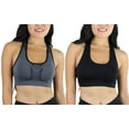 thumbnail image 6 of ToBeInStyle Women's Pack of 3 Reversible Compression Double Layered Sports Bras, 6 of 6