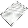 thumbnail image 6 of Raindrops Black Carbon Steel Cooling Rack for Kitchen with Hollow Design and Thick Structure 10.5x15.5 Inches, 6 of 8