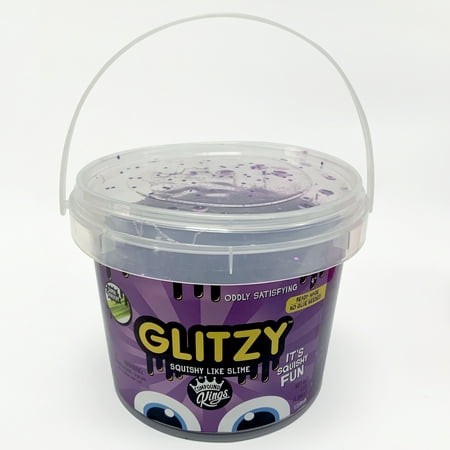 Compound Kings 3lb Glitzy Slime Bucket (Purple Pink or Silver)
