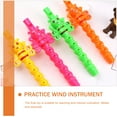 thumbnail image 2 of OULII 25 Pcs Flute Clarinet For Plastic Musical Instrument For Early Education And Fun Music Play Random Color, 2 of 7