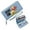 Blue, variant on GEEAD Spacious Everyday Wallet for Women Zipper Lady Credit Card Case Wallet Yellow Labrador puppy Pink frisbee Cartoonish style Perfect Everyday Use or Gift