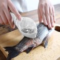 thumbnail image 3 of Escamador de pescado, cepillo para la piel, cepillo de pesca para raspar, eliminación rápida de cuchillo de pescado, pelador de limpieza, raspador, removedor de escamas Fokelyi 222899-2, 3 of 9