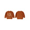thumbnail image 2 of Baby Boy Girl Halloween Oversized Knit Sweater Letter Pumpkin Chunky Long Sleeve Pullover Sweater Shirts Warm Fall Winter Tops Clothes, 2 of 8