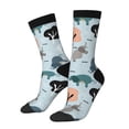 thumbnail image 1 of Fotbe Elephant Tree Calcetas Largas con Estampado para Hombre y Mujer – Calcetas de Compresión Transpirables y Elásticas, Viajar y Uso Diario Talla 5-11, 1 of 6