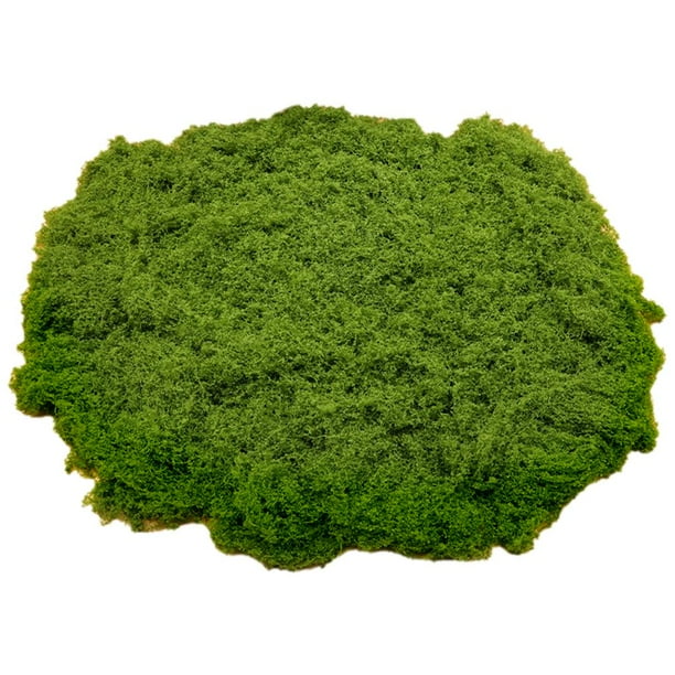 LUVCLS Plantas verdes artificiales, césped de musgo de poliéster para el hogar, sala de estar, jardín, 2024, artesanías de césped, decoración de paisajes falsos, plantas de musgo, macetas, plantas d