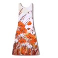 thumbnail image 3 of Robe d'Été Décontractée Sans Manches à Col Rond Imprimé pour Femmes, 3 of 5