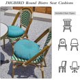 thumbnail image 5 of ZXNYH Outdoor Round Bistro Chair Cushions, 15 inch Round Seat Cushions for Outdoor Patio Chairs, Pack of 4, 5 of 7