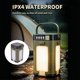 thumbnail image 3 of Linterna Solar Para Acampar, Lámpara LED Recargable Para Tienda De Campaña Con 4 Hojas, Brillo Ajustable A Prueba De Agua Para Senderismo, 3 of 7