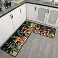 thumbnail image 2 of 2-Piece Mushroom Kitchen Rug, Mushroom Kitchen Rug and Mat Non-Slip Washable Absorbent Microfiber Kitchen Floor Decorative Mat 17 "x47+17 "x30, 2 of 6