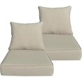 thumbnail image 1 of x Coussins de Patio à Assise Profonde pour Extérieur/intérieur, Ensemble de Rembourrage en Mousse Résiliente, Hydrofuges, Résistants aux Taches et aux Intempéries, Assise Profonde, Bas Chili, 1 of 7