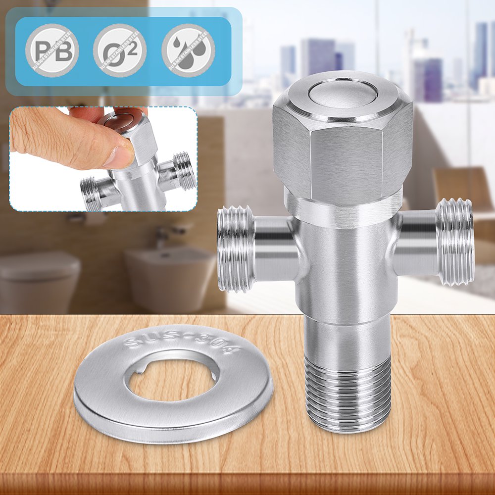 Faucet Triangle Valve Kitchen Bathroom Hot And Cold Water Faucet Check