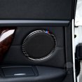 thumbnail image 2 of 2 piezas de cubierta de anillo de altavoz de puerta de fibra de carbono para BMW E92 M3 07-13 (tricolor) Tmvgtek Accesorios para autos y motos, 2 of 8