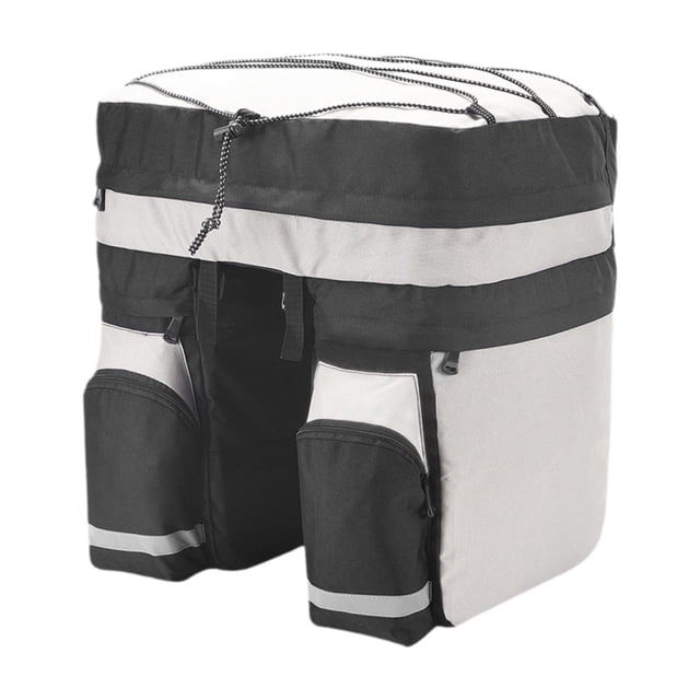 Bolsa de bicicleta Bolsa de gran capacidad Bolsa de bicicleta para el ciclismo de viaje de bicicleta de montaña Gris