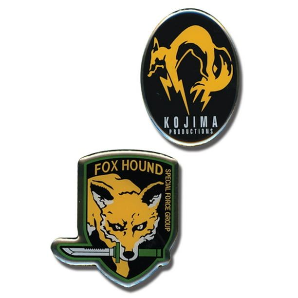 Pin Set Metal Gear Solid 3 New Fox Hound Kojima Logo Sign Licensed Ge6730 Walmart Com Pin Set Metal Gear Solid 3 New Fox Hound Kojima Logo Sign Licensed Ge6730 Walmart Com