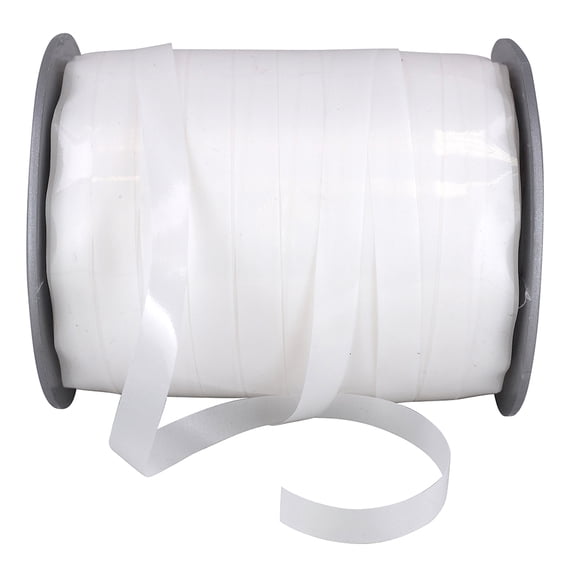 Reliant Ribbon - 16015-030-15Z, Curling Ribbon Rd Ribbon, White, 3/8 Inch, 219 Yards