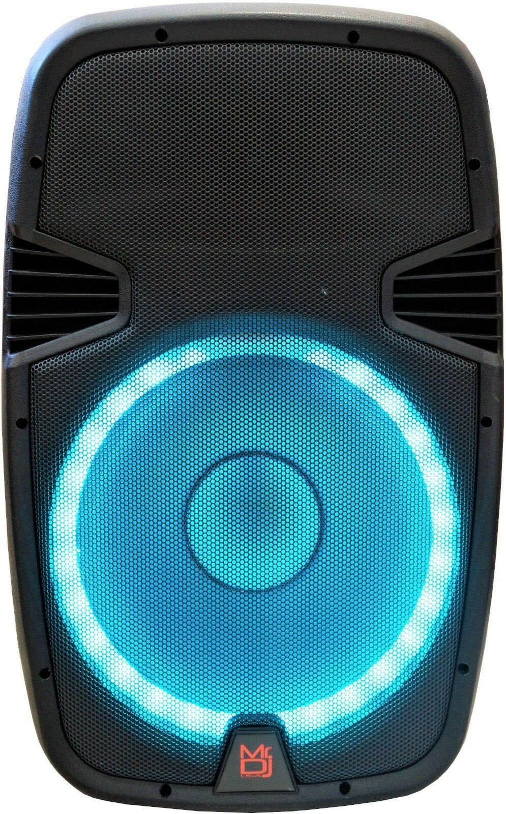 MR DJ PBX2690LB 15" 2-way Portable Speaker with LED Lighting, Built-in Bluetooth - image 3 of 3