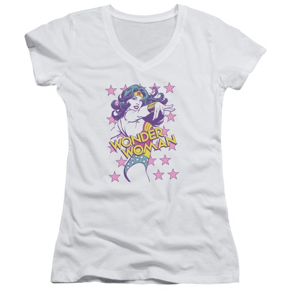 Dc - Valiant - Juniors Cap Sleeve V-Neck Shirt - Small