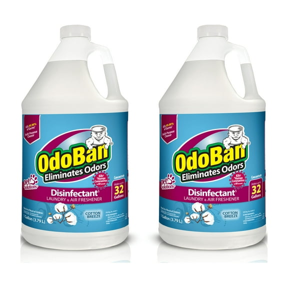OdoBan All-Purpose Cleaners, Cotton Breeze and Fresh Scent, 128 Fluid Ounce, 2 Count