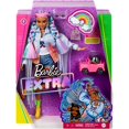 thumbnail image 1 of Chaqueta de mezclilla con borlas largas Barbie Extra Doll # 5 con Pet Rainbow Extra-Long Hair & Accesorios Muñeco Articulaciones Flexibles GRN29 xuanjing unisex, 1 of 2