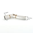 thumbnail image 3 of GFYSHIP For Honda CMX 300 Rebel 2017-2021, CMX 500 Rebel 2017 2018 2019 2020 2021 CMX300 CMX500 Motorcycle Exhaust Muffler Mid Link Pipe, 3 of 7