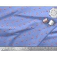 thumbnail image 3 of Soimoi Poly Georgette Fabric Dot & Light House Shirting Fabric Prints by Yard 52 Inch Wide, 3 of 3
