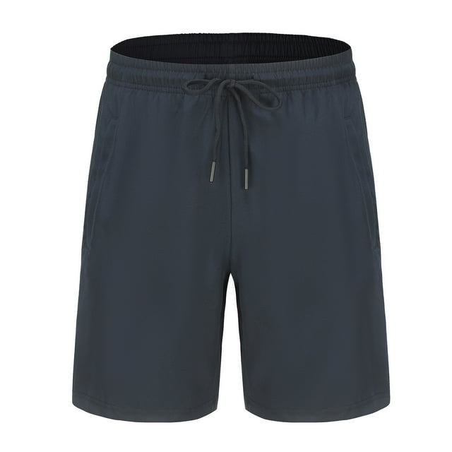 Plebaso Men's Workout Shorts Casual Drawstring Running Shorts Lightweight Gym Athletic Shorts with Pockets