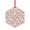 Hexagon, variant on Honeii Happy Foxy Faces Print Christmas Tree Acrylic Ornament | Christmas Decoration, Living Room Bedroom Garden Seasonal Decor for Christmas Tree-Hexagon