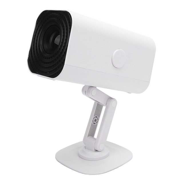 3D Projector, Projector Silent Cooling System 1920x1080P HD for Tablet Black,White
