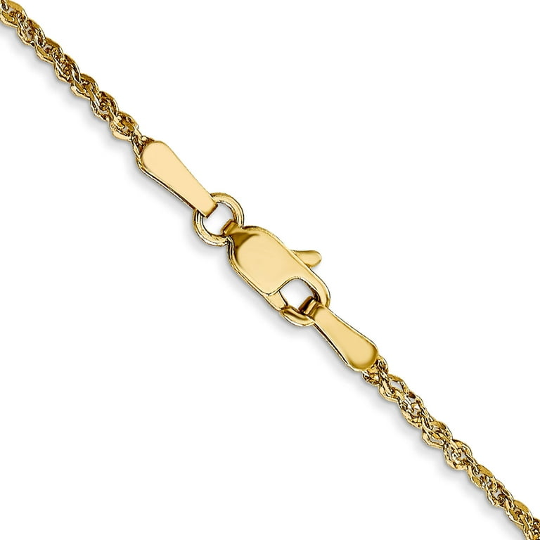 Jewelry by Sweet Pea 14K Yellow Gold 14 inch 1.7mm Ropa with