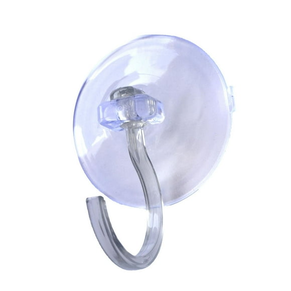 Simple Living Solution's Suction Cup Wreath Hook 1-Count Seasonal Wreath Hook for Windows & Smooth Surfaces - Clear