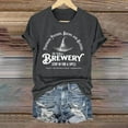thumbnail image 2 of T-Shirt à Manches Courtes pour Femmes Liquidation T-Shirt Mélangé pour Femmes T-Shirt à Col Rond pour Femmes the Wilches Brewery Stop in for A Spell Imprimé Massachusetts, 2 of 4