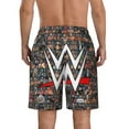 thumbnail image 4 of WWE Men's Swim Trunks Quick Dry Board Shorts Bathing Suit Swimsuits Beach Shorts with Mesh Lining, 4 of 7