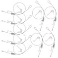 thumbnail image 4 of 10 Sets Picture Hanging Wires Rope Hooks Kit Picture Display Hanging Wire Hooks, 4 of 5