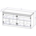 thumbnail image 5 of Manhattan Comfort Viennois 2.0 Buffet Miroir en Blanc Cassé, 5 of 5