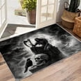 thumbnail image 4 of Gothic Rugs for Living Room - Grim Reaper Rug, 3x5 Rug, Spooky Skull Area Rug, Goth Crow Washable Non Slip Rugs, Horror Skeleton Carpet - Home Decor, Gothic Gifts for Teens, 4 of 7