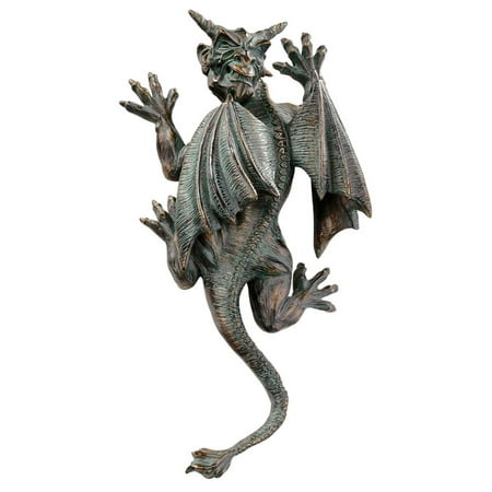 Design Toscano Gargoyle on the Loose Wall Sculpture • Hand-cast using real crushed stone bonded with high quality designer resin• Each piece is individually hand-painted by our artisans• Exclusive to the Design Toscano brand and perfect for your home or garden