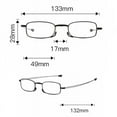 thumbnail image 2 of Folding Reading Glasses Magnify Presbyopic Case Unisex Universal-200°, 2 of 5