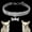 Silver Size Q7, variant on EDHITNR Cute Mini Pet Dog Bling Rhinestone Choker Collar, Fancy Dog Necklace Rhinestone Crystal Collar, Dog Party Costume Holiday Special Occasion Alloy Adjustable Pet Necklace, Blue