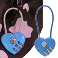 thumbnail image 3 of 063u Combination Lock Waterproof Resettable Zinc Alloy Love Heart Shape Password Padlock Compatible, 3 of 5