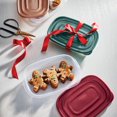 thumbnail image 2 of Rubbermaid TakeAlongs, Large Square Food Storage Containers, 11.7 Cups (2.77 L), Blue Spruce, 2 of 4