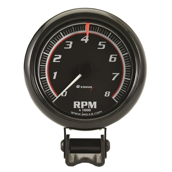 Equus 6088 3-3/8" Tachometer, Black