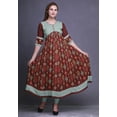 thumbnail image 2 of Bimba Kurta Anarkali Imprimée Longue Tenue de Soirée Évasée Kurtis pour Femmes, 2 of 5