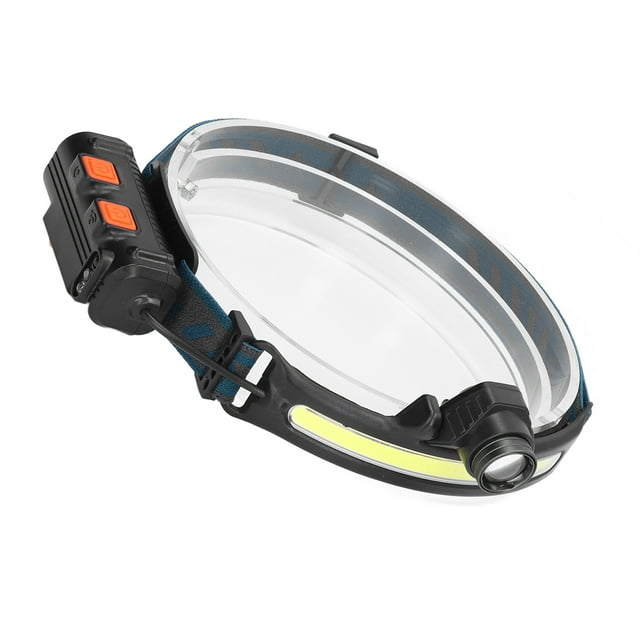 Lampe Frontale à Induction LED, Lampe Frontale Rechargeable USB Étanche Haute Luminosité Universelle Multifonction Haute Sensibilité pour le Camping