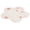 White, variant on Yajisi Japanese Sakura Cherry Blossom Floral Drink Coasters Heat Resistant PVC Cup Placemat Anti-Slip Tabletop Protection Prevents Furniture Damage for Coffee Tea Milk Cups, Pink
