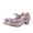 Pink, variant on 12 Years Little Kids Girls Rhinestone Sandals Dress Pumps Glitter Sequins Princess Low Heels Princess Dress Shoes Party Dance Shoes Gold