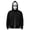 A-Black2781, variant on XIAOCHA Mens Oversized Halloween Hoodie Zipper‑Face Hood Ornate Swirl Mask Inner Graphic Hoodies Sweatshirt, Black, Sizes L